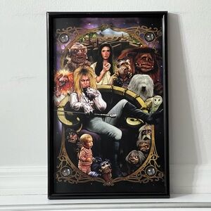 Labyrinth David Bowie Jareth Sarah Movie Poster